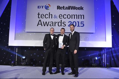 House of Fraser's Andy Harding was named Retail Leader of the Year